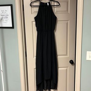 Black High-Low Dress